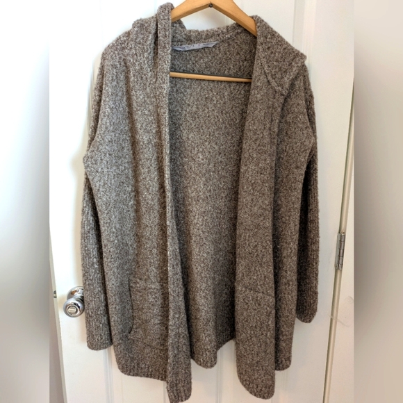 Athleta Mill Valley Hoodie Wrap in Merino Wool & Yak Hair M - Picture 3 of 10